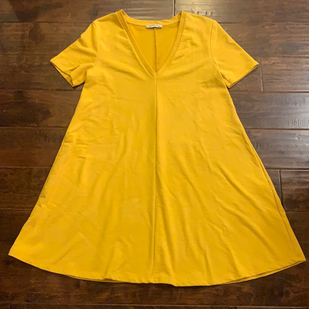 Topshop cotton/poly blend A line tshirt dress